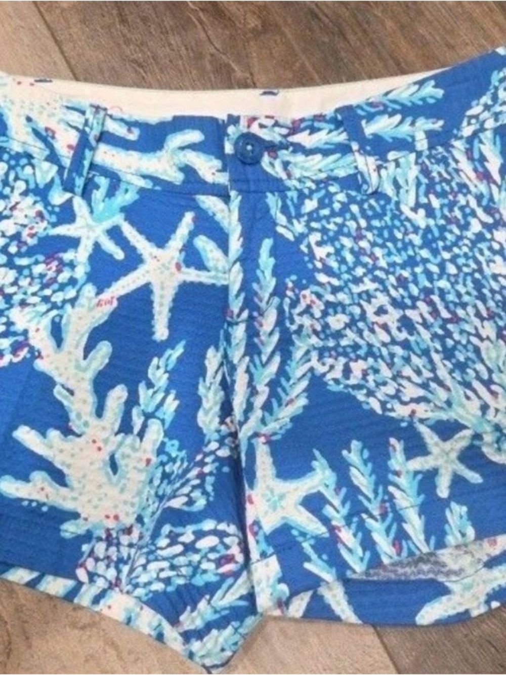 Lilly Pulitzer Brewster Blue Good Reef Callahan Shorts